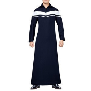 2020 high quality traditional arabic standing collar Muslim islamic clothing men&#39;s jubah thobe long dress New