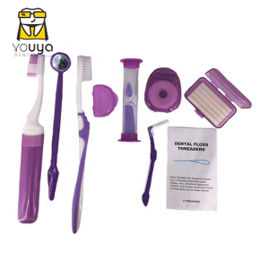 2020 Hot Selling Travel Dental Orthodontic Brush Kit Oral Teeth Cleaning Kit