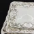 Import 2020 Luxury Square Hollow Personalized Porcelain Gold Rimmed Dishes Plate from China