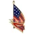 Import 2020 new design Trump brooch pin,American national flag brooch pin with rhinestone,Trump accessories for Elec from China