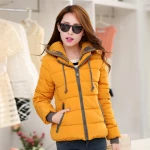 2020 Snow Coat Female Casual Fur Collar Slim coats Oversize Womens Jacket Overcoat Warm Parkas women winter jacket