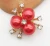 Import 20*20mm Pearl Rhinestone Alloy Flat Back Buttons for Wedding Cards Champagne Wine Glass Decoration from China