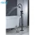 Import 2021 Custom Wholesale New Removable Single Lever Bath Vessel Faucet Waterfall Matt Black Brushed Nickel Faucet With Hand Shower from China
