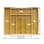 Import 2021 Factory supplier adjustable bamboo fiber drawer organizer kitchen wooden drawer organizer from China