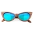 Import 2021 Trending Round Wooden Metal Cycling Sunglasses Polarized Glasses Sunglasses Women Wood Sunglasses from China