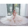 2021latest fashion wholesale soft tulle fabric cake layer fairy wedding dresses