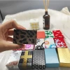 #21 Custom Leopard Print Cardboard Jewelry Gift Boxes Bulk Cotton Filled Small Paper Box For Earrings Ring