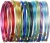 Import 24 Rolls Multi-Colored Aluminum Craft Wire, Flexible Metal for Art Creation and Jewelry Ornaments from China