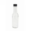250ml empty clear glass soy sauce bottles with plastic cap