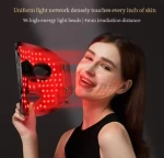280 LED bulbs light therapy facial mask Beauty and skincare beauty soft silicone infrared red treatment facial mask soft