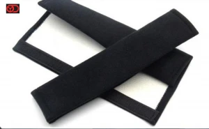 2PCs New Fashion Shoulder Pads Black Soft Plush Car Seat Belt Cover Shoulder Cover for Nissan Car Accessories 2021