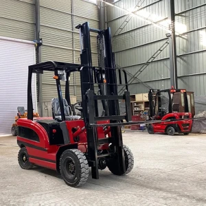 2ton 3meters full electric four wheels forklift 2t forklift with charger