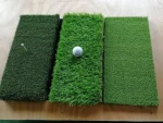 3-in-1 Tri-Turf Golf Hitting Driving Practice Swing Portable  Foldable Chipping Putting Green Training Aids mat