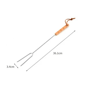 3 PCS BBQ Tool with Wood Hand Cheap Price