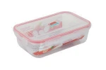 3-piece Plastic Food Storage Container & Plastic Preservation Box with lid