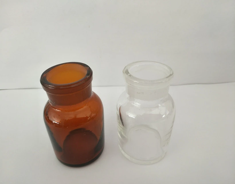 30ML Wide Month Glass Reagent Bottle Chemical Glassware All Kinds