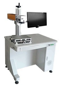 30w fiber Laser Scribing laser marking machine for red cooper, steel mold engraving