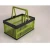 Import 31 Liter Collapsible Storage Bin / Container Grated Wall Folding Utility Shopping Carry Basket Tote With Handle from China
