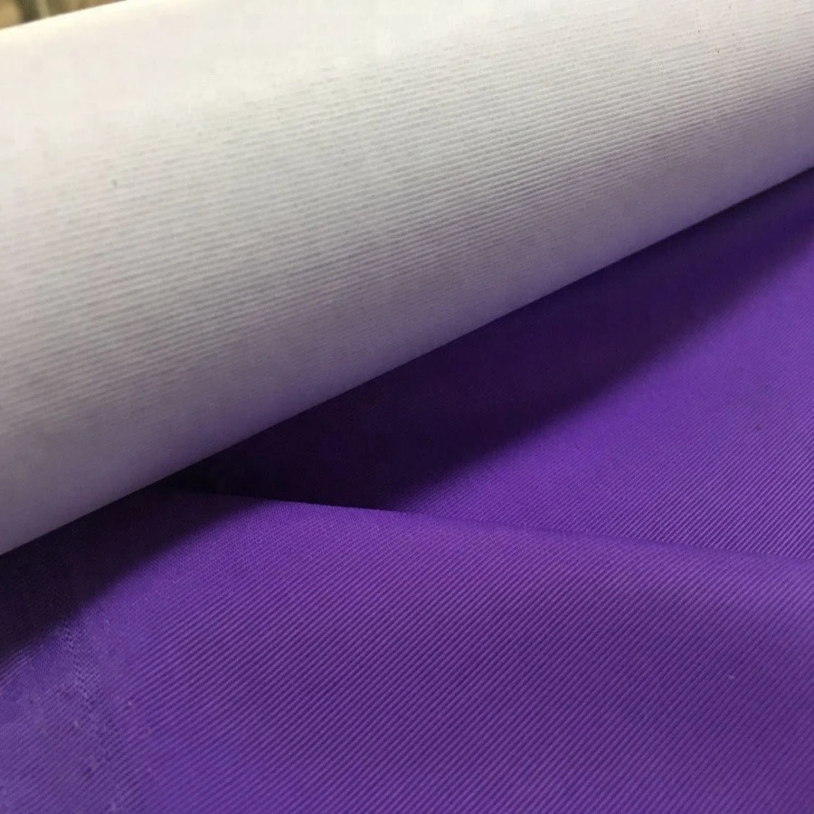 320t full dull nylon taslon fabric 320d nylon taslan pu milky waterproof breathable windproof coated track outdoor jacket fabric