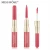 Import 33# Waterproof Double Ended Long Lasting Nude Best price China cosmetics factory 2 in 1 matte lip gloss and liner from China