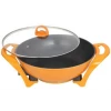 34cm Round aluminum electric multi cooking pot and electric skillet