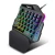 Import 35 Keys One-Handed RGB Mechanical Gaming Keyboard LED Left Hand Mini Keypad For Mobile Game PC PS4 Xbox LOL PUBG Games from China