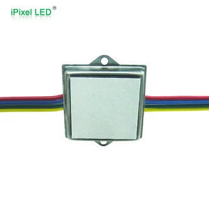 35mm square 12v ws2801 digital RGB Pixel LED modules - 4 LED /pixel