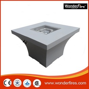 36&quot;*36&quot; Square Chat Fire Pit Table Outdoor Garden Gas Heater BTU 55,000
