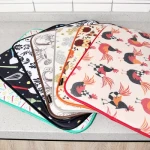 38*50cm Microfiber Printed Placemat Insulation Pad