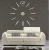 Import 3D Large Mental Home Decor DIY Decorative Wall Clock from China