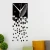 Import 3D Modern Style Self-adhesive Acrylic Mirror Wall Clock DIY Wall Sticker Clock for Home Decoration from China
