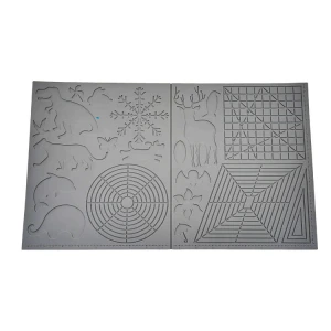 3d printing pen silicone design mat with multi basic templates, 3d printing pen mat Drawing tools for kids