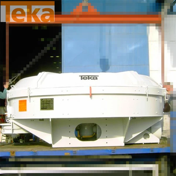 3m3 Teka turbine pan type sand and cement mixer refractory mixer THZ4500