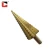 Import 4-32mm Titanium coated Hss step drill bit with plastic tube from China