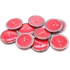 4 hole button polishing custom plastic button for clothes customize  button plastic for garments