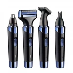 4 in 1 Professional Electric Rechargeable Nose and Ear Hair Trimmer Shaver Personal Care Tools For Men