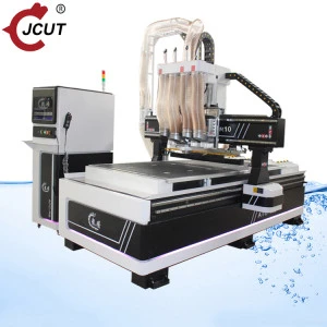 4 spindle cnc woodworking machine 6 kw spindle for furniture making 1325 machinery center