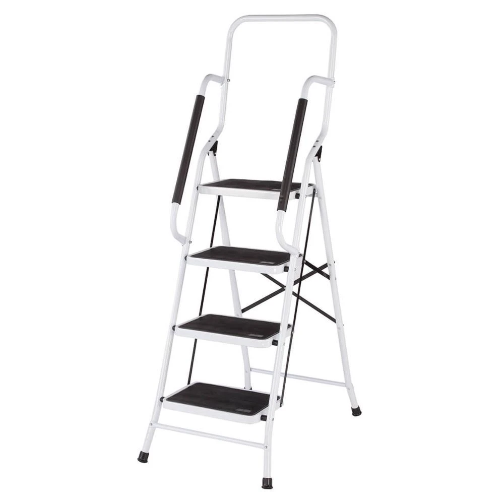 4step ladders with steel handle with new TUV GS/EN131