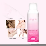 5 minutes fast effective private lable semi-permanent hair removal spray for woman painless hair spray removal