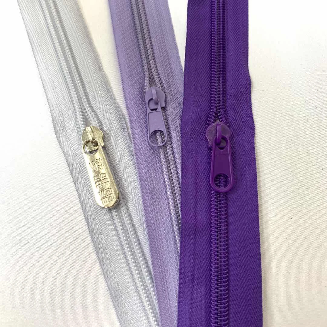 5# open and end two way Nylon Zipper  for bag