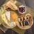Import 5 Pcs round shape rubber wood box with Cheese Set,cheese set with Cutting Board made of wood and stainless steel from China
