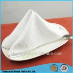 5 star hotel quality damask Jacquard white table napkin