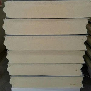50-200MM Thick insulated PU polyurethane panels sandwich for cold storage project