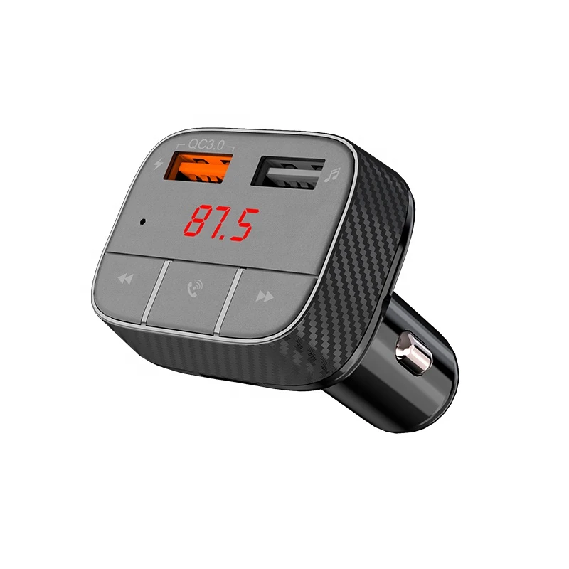 5.0 Version Bluetooth Car FM Transmitter with USB Flash Drives TF Music Player Bluetooth Car kit