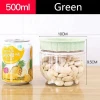 500ml 16oz clear sealable plastic storage round wide mouth empty spice jar for food,100 Sets per box