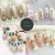 Import 500pcs per bag gold Cute Metal Nail Art 3D Charms Small thin curve Sticks nail decals from China