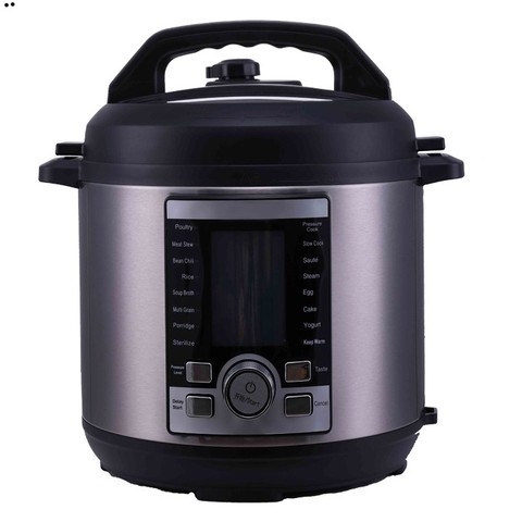 5,6,10 QT 14-in-1 Non Stick Instant Cooking Pot Electric Pressure Cooker With CE CB ETL LFGB