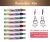 Import 58 Colors 6mm Dual Tip Liquid Chalk Glass Marker Pen White from China