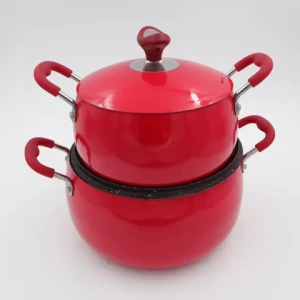 6-10PCS New Design Cheap Expand Belly Cooking Pot Set Aluminum Swelled Casserole Set Soup Cooking Stockpot Set