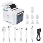 6 in1Mini Bubble H2O2 Hydra Aqua machine Oxygen jet Facial Deep Cleaning small Device